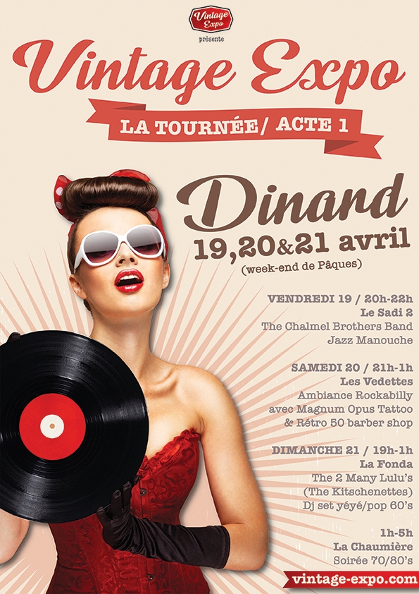 Featured image for “Tournée Vintage Expo à Dinard pour le week-end de Pâques”